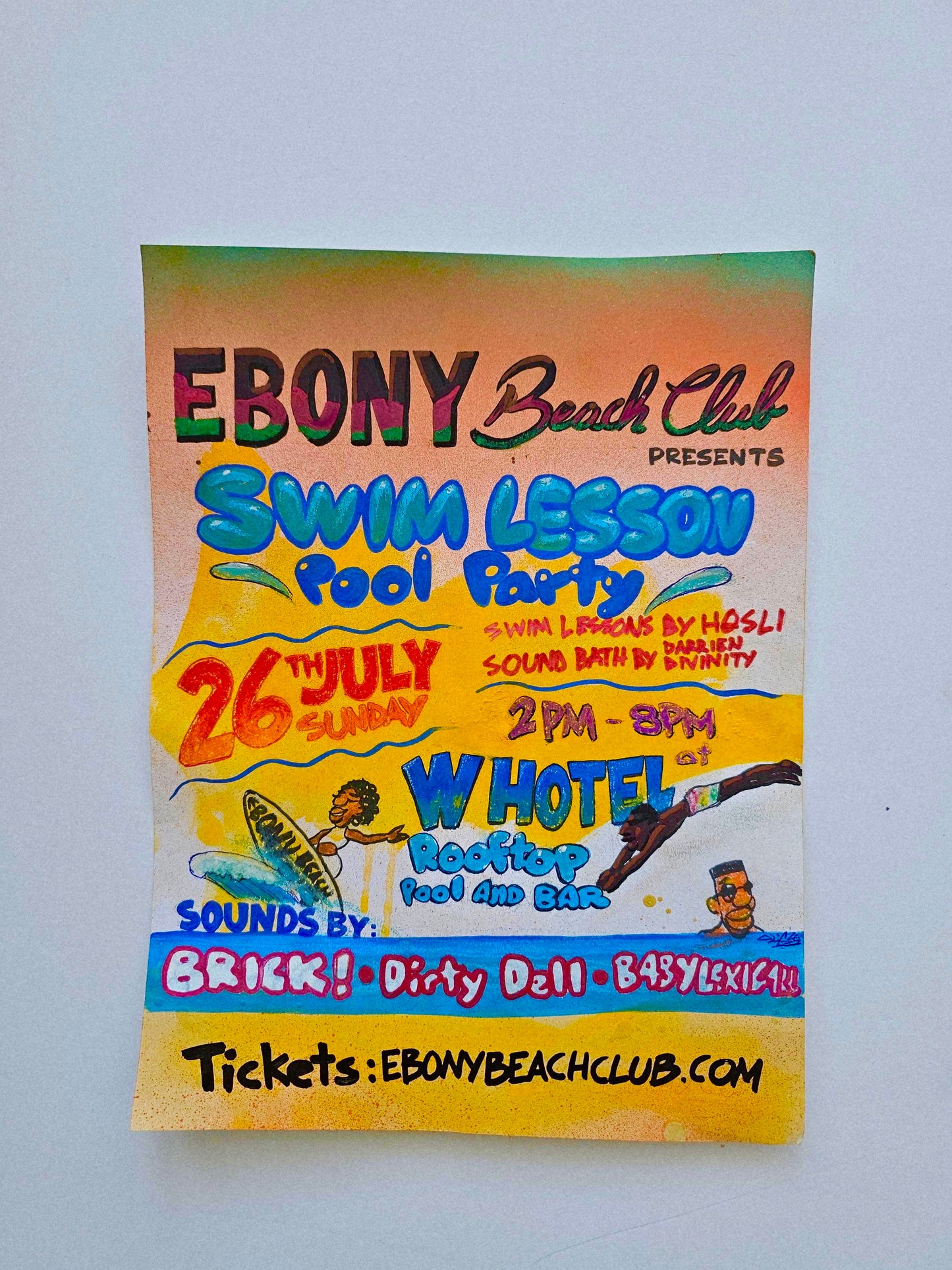 EBC PRESENTS: Swim Lesson Pool Party